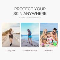 Crema de protección solar Sakura SPF50 Set de aislamiento facial hidratante e iluminador - details 2