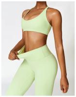 Top de Yoga de Alta Resistencia Ajuste Ajustado Secado Rápido Absorción de Choques - details 3