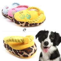 Zapatillas de felpa con forma de zapato para perros, Juguetes Divertidos para perros pequeños y medianos, para entrenamiento al aire libre, aliviar la ansiedad - details 0
