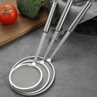 Cuchara de filtro de cocina de acero inoxidable, filtro de aceite desnatado, accesorios de malla, percolador de comida frita, colador de red, nuevo - details 5