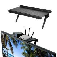 Venta Caliente Estante de Almacenamiento de Pantallas de Ordenador y TV Estante de Almacenamiento de Set Top Box de Router Inalámbrico Sin Perforación Sin Herramienta de Perforación - details 0