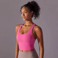 Chaleco de Yoga para Mujeres Top de Tanque de Color Sólido Ropa Interior Transpirable para Yoga, Gimnasio, Correr - details 11