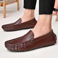 Zapatos náuticos cómodos de cuero de alta calidad de marca clásica informal para hombre a la moda de primavera y otoño - details 4