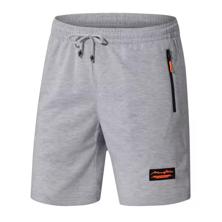 Pantalones Cortos de Algodón para Hombres Moda de Verano Casual con Bolsillos Laterales y Correa - 1