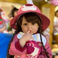 BZDOLL-Muñeca Reborn realista de 60 CM para niños, juguete de 24 pulgadas, silicona suave, recién nacido - details 1