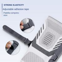 1 Pair Spring Support Knee Brace Running Basketball Knee Compression Sleeve Shock Absorption Breathable Meniscus Knee Support - details 5