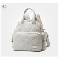 Nueva mochila antisalpicaduras multifuncional de moda de gran capacidad, bolso de maternidad, bolso, mochila de color sólido. - details 11