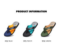 Nueva playa chanclas de los hombres antideslizantes zapatillas exteriores de verano pellizcar pies sandalias de los hombres tendencia casual sandalias - details 5