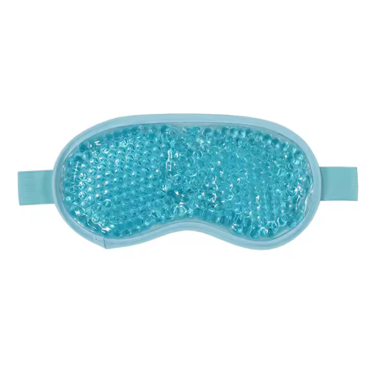 Mascarilla de ojos para cara fría, paquete de máscara de hielo con cuentas de Gel para ojeras, Reduce el uso durante el sueño, paquetes de compresa fría y caliente para relajarse - 1