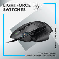 Logitech G502X Wired Gaming Mouse Lightforce Hybrid Optical-mechanical Primary Switches Hero 25k Sensor For E-sports Games - details 0