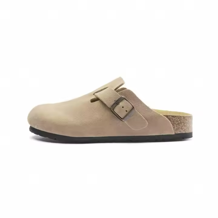 Buroalma Zapatillas de mujer sandalias Birkenstock Boston Comodidad Resistente al desgaste - 1