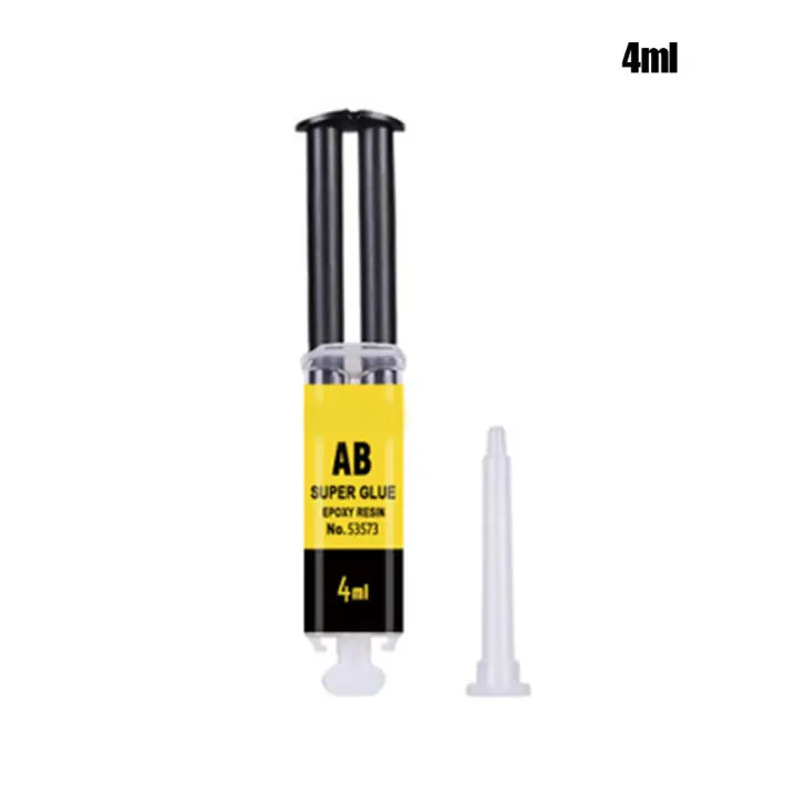 Pegamento Universal de Resina Epoxi de Plástico 4/25ml Herramienta de Reparación Fuerte a Prueba de Agua para Cerámica y Vidrio Producto de Adhesivo para Gun de Pegamento - 1