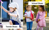 Zapatillas de deporte ligeras de lona para niños y niñas, con ganchos y bucles, informales, amigables con la piel, para caminar y correr - details 2