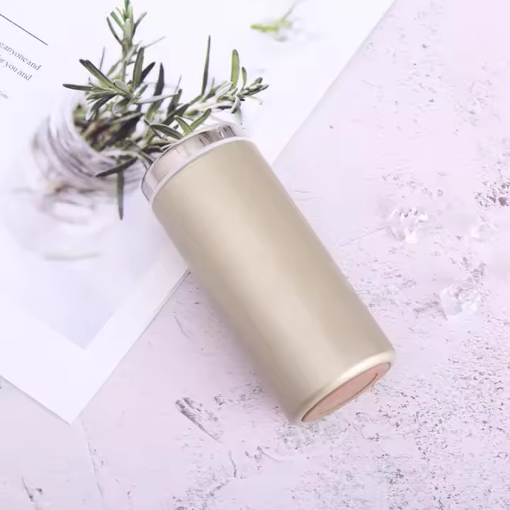 Termo de acero inoxidable 304 con taza de bolsillo de estilo japonés, mini taza de café, termo para botella de agua - 1