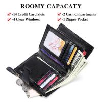Cartera pequeña para mujer, tarjeta de bloqueo, cartera, regalos originales para mujer - details 14