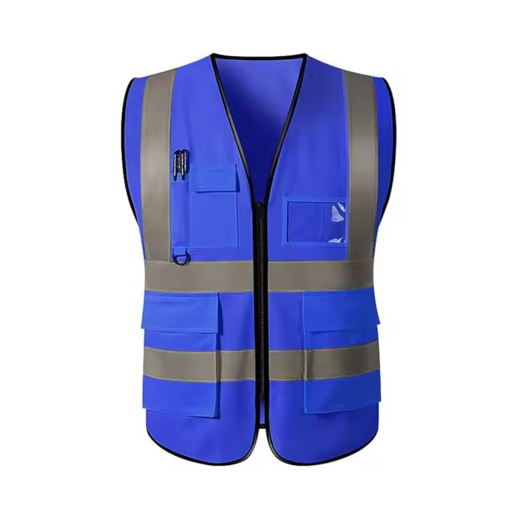 Chaleco de seguridad reflectante de alta visibilidad, chaleco de tráfico de moda resistente al desgaste, chaqueta segura para ciclismo cómoda y transpirable para noche - 1