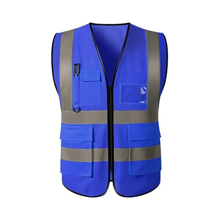 Chaleco de seguridad reflectante de alta visibilidad, chaleco de tráfico de moda resistente al desgaste, chaqueta segura para ciclismo cómoda y transpirable para noche - 1
