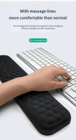 Almohadilla de Protección para Pulsera y Teclado Textura de Masaje Almohadilla de Escritorio para Juegos y Oficina Algodón de Memoria - details 3