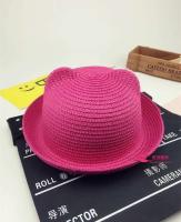 Gorra para niños, decoración de orejas para niños de verano, sombrero de Panamá ppy para niño sólido - details 25