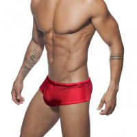 Jessborn bañadores de color sólido para hombre, bañadores pequeños de ángulo plano, pantalones cortos de cintura baja brillantes para surf en la playa, Verano - details 8