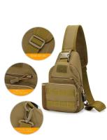 Mochila táctica de nailon impermeable de estilo militar para pesca, caza, correr, senderismo, ciclismo, camping - details 10