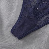 Ropa interior sin costuras, ropa interior Sexy para niñas, bragas huecas de cintura baja, Tanga de flores, bragas femeninas, Tanga de encaje - details 0