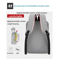 Mochila De Negocios impermeable para hombre, morral escolar con USB de 15,6 pulgadas, para ordenador portátil, de gran capacidad - details 10