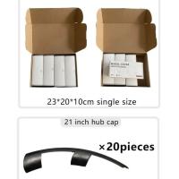 Para Tesla Model Y 2024 20/21 pulgadas tapas de cubo parche cubierta luminosa coche ABS Protector de rueda piezas externas de automóvil - details 18