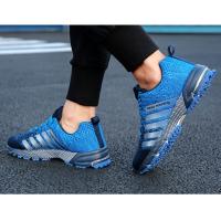 Zapatillas de correr transpirables para hombre, zapatos informales antideslizantes de gran tamaño, cómodos para caminar y trotar, Unisex - details 13