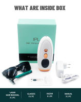 Vancostar-depiladora láser IPL para hombres y mujeres, recortador de Bikini permanente con luz LED, 999900 Flashes - details 9