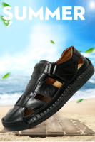 Sandalias romanas clásicas para hombre, zapatos de agua para interior y exterior de goma antideslizantes hechos a mano para playa, verano - details 1