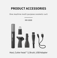 Kemei-recortador de pelo de nariz y Oreja portátil, 3 en 1, carga Micro USB, recortador de barba y cejas para hombres y mujeres, sin dolor, ligero - details 7