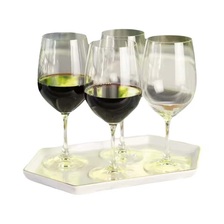 Vino Grande Vino Tinto Magnum, Set 4 Piezas, Copa de Vino Tinto, Copa de Vino, Cristal, 620 ml, 4510277 - 1