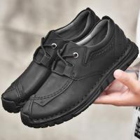 Zapatos De Piel informales Para Hombre, Cómodos, Aptos Para El Exterior, Mocasines Transpirables Antideslizantes - details 14