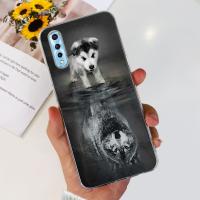 Funda trasera con patrón de gato para Vivo Y7s, carcasa de silicona transparente de TPU suave a la moda para niños, fundas para Vivo Y7s V1913A V1913T - details 5