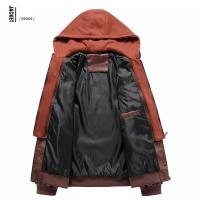 Chaqueta de Cuero Para Hombres Otoño 2025 Estilo Motero Casual Ligera Talla EU SA722 - details 10