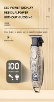 Kemei-cortadora de pelo inalámbrica Zero Gapped para hombre, cortadora de pelo eléctrica recargable, máquina de corte de pelo de acabado para Barbero, delineador de bordes - details 2