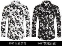 Camisa de Moda de Otoño Impresión Digital Casual Camisa de Negocios de Manga Larga - details 2
