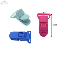 Chupete de plástico Kam en forma de D para bebé, Clip para chupete, soporte para cadena de suspensión, Clip para cinta de 20mm, 40 piezas - details 5