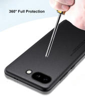 Funda de lujo de cuero PU para Google Pixel 9A Cubierta trasera de silicona mate - details 6