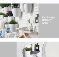 Organizador de pared de tablero de clavijas, pantalla de montaje, Kit de tablero de herramientas, estante de almacenamiento, estante de pared - details 19