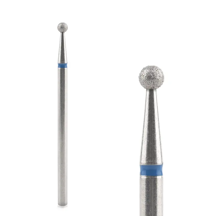 KADS Uñas drill brocas en forma de bola, herramientas de manicura de acero de tungsteno para limpieza de piel muerta, removedor de cutículas y pedicura, 2,35mm - 1