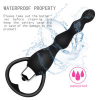 Juguetes Sexuales de Silicona para Hombres y Mujeres Entrenador de Anales con Vibrador y Bolas para Principiantes Juguetes de Diversión - details 4