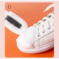 Cepillo de limpieza de zapatos multifuncional 5 en 1, mango largo con cerdas suaves, suave pero efectivo para zapatos limpios y ordenados - details 5