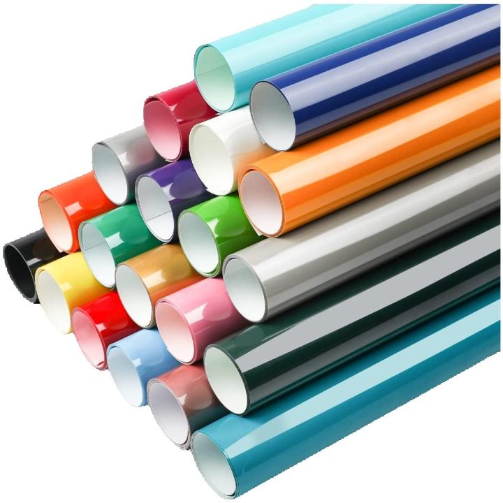 26 colors Pu Heat Transfer Vinyl Press Machine Iron On DIY Custom Tshirt Easy to Cut Weed HTV Vinyl for Cricut Machine