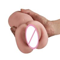 Muñeca de silicona de medio cuerpo 3D sexy con empaque privado, trasero realista, pechos grandes, vagina realista, masturbador masculino, juguetes sexuales anales para hombres - details 0