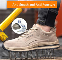Zapatos de seguridad antichispas para soldador, calzado de trabajo de gamuza antiperforación, antideslizante - details 4