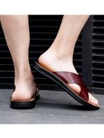 Zapatillas de hombre de nuevo estilo, moda exterior, zapatos de playa de gran tamaño, sandalias casuales de moda para hombre. - details 7