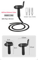 Adaptador de bomba de bicicleta con tubo, botón de liberación inteligente, Dragon, DVN T Presta, Schrader, válvula Dunlop, accesorio de inflado de bicicleta de carretera y MTB - details 2