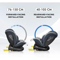 Silla de Coche Giratoria 360 con , 40-150cm (0~36kg), Aprox. 0-12 años (Gris) - details 2